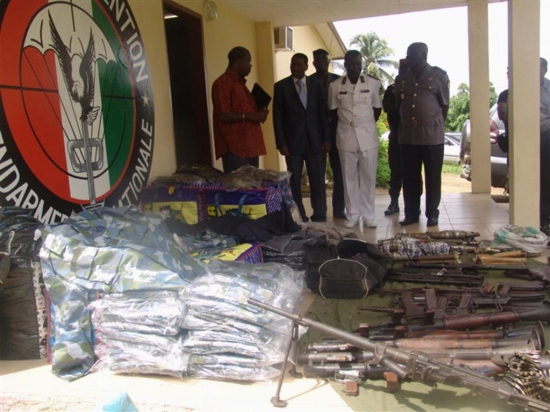 Lutte contre les armes légères : Le commissaire  Adjoussou fait le point de la luttre contre les armes légères